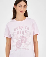 Grayson Threads, The Label Juniors' Born To Ride Graphic T-Shirt