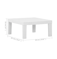 vidaXL Patio Lounge Table Plastic