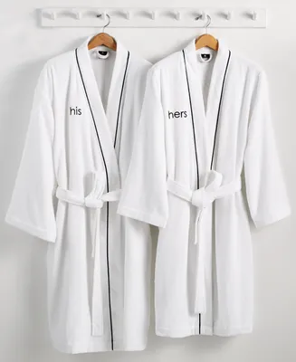 Hotel Collection His or Hers Robe, 100% Turkish Cotton, Created for Macy's