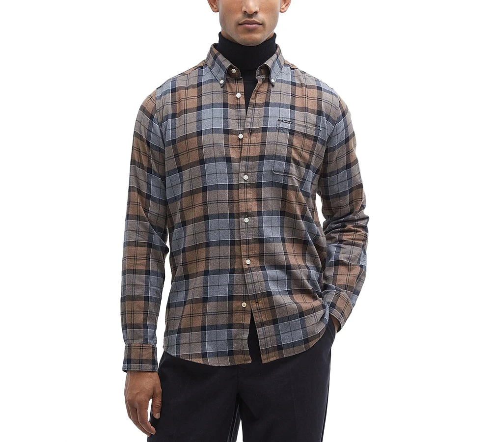 Barbour Men's Rasay Tailored-Fit Tartan Button-Down Shirt