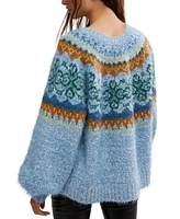 Free People Women's Festive Frost Sweater