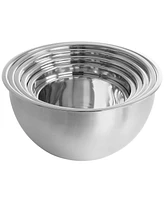 MegaChef 14 Piece Stainless Steel Measuring Cup and Spoon Set with Mixing Bowls