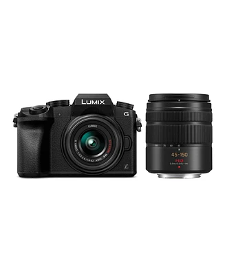 Panasonic Lumix Dmc-G7 Camera Bundle with 14-42mm and 45-150mm Lenses