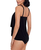 Miraclesuit Draped Tankini Top High Waist Bottoms