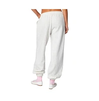 Edikted Women's Sasha Bow Detail Sweatpants