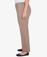 Alfred Dunner Plus Telluride Millennium Faux Fly Front Average Length Pants