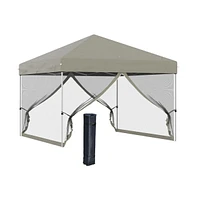 Slickblue 10' x 10' Pop-Up Canopy Tent for Instant Outdoor Shelter