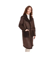 Frye Women's Sharika Faux Shearling Coat