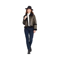 Frye Women's Chloe Faux Shearling Coat