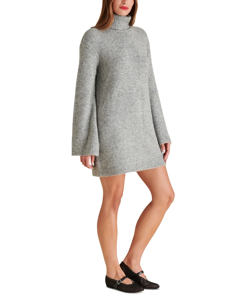 Steve Madden Women's Abbie Turtleneck Sweater Dress