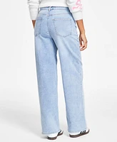 Madden Girl Juniors' Wide-Leg Jeans