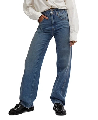 Free People Women's Aster Straight-Leg Jeans