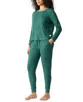 Gap GapBody Women's Ribbed Printed Jogger Pajama Set