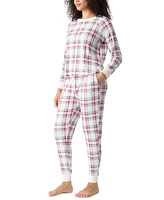 Gap GapBody Women's Packaged Ribbed Printed Jogger Pajama Set