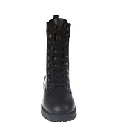 Vince Camuto Little and Big Girls Rhinestone Panel Lace Up Boot