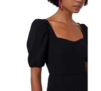 French Connection Berina Puff-Sleeve Bodycon Dress