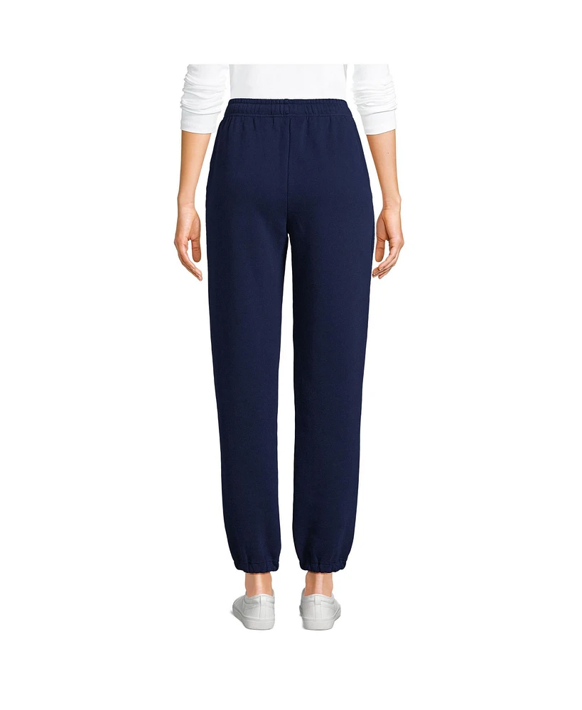 Lands' End Women's Serious Sweats High Rise Jogger Pants