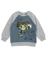 Transformers Boys Bumblebee Fleece Sweatshirt and Cosplay Costume Hat to (2T - 18-20)