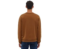 Bench Dna Men's Tipster Perforated Logo Crew Neck Sweatshirt