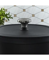 BergHOFF Leo Graphite 5qt. Enameled Cast Iron Oval Stockpot, 10.75"