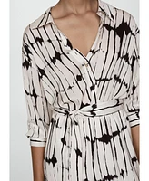 Mango Women's Printed Shirt Dress