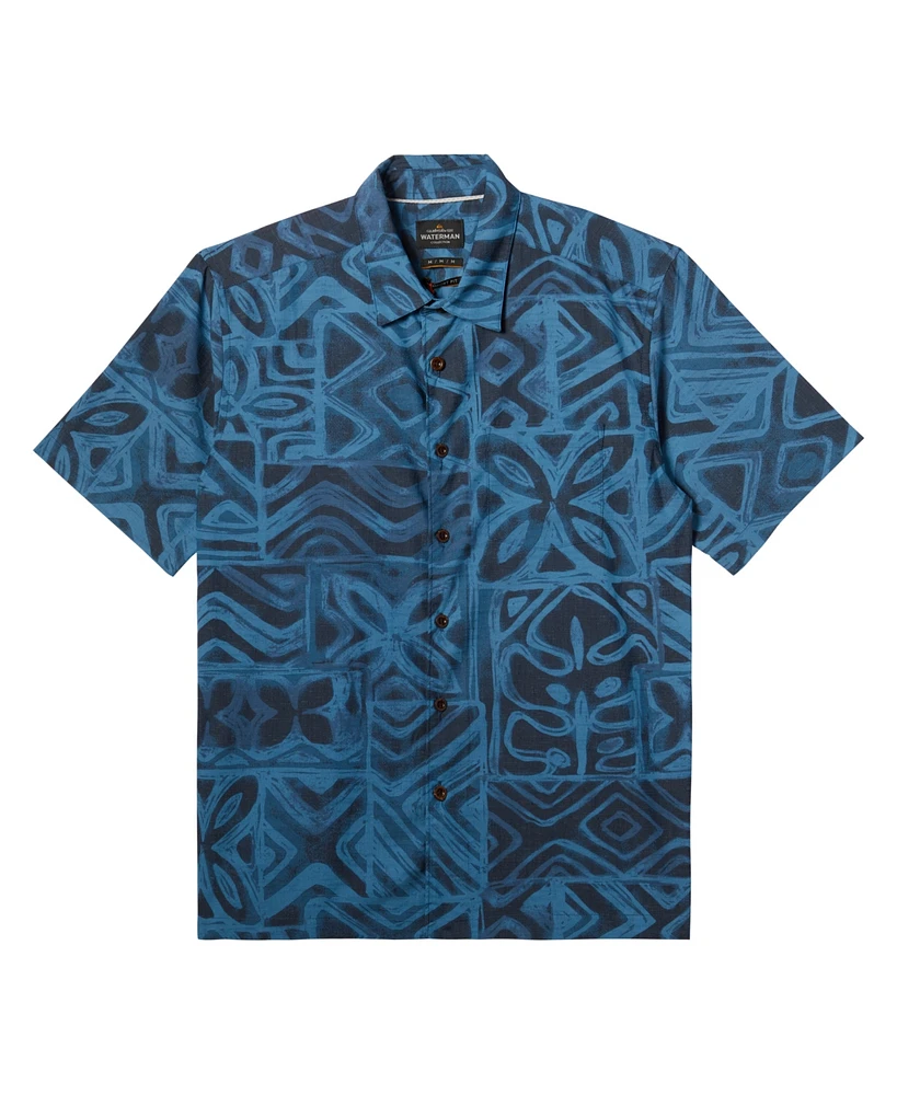 Quiksilver Waterman Men's Batik Tapa Short Sleeve Shirt