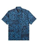 Quiksilver Waterman Men's Batik Tapa Short Sleeve Shirt