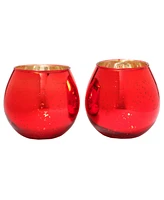 Mikasa Mercury Votive Holders in Acetate Box, 4 Inches