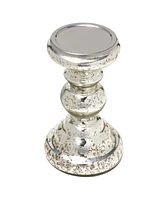 Mikasa Mercury Glass Candle Holder, 8 Inches