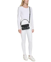 Calvin Klein Mica Puffy Quilt Crossbody with Adjustable Strap