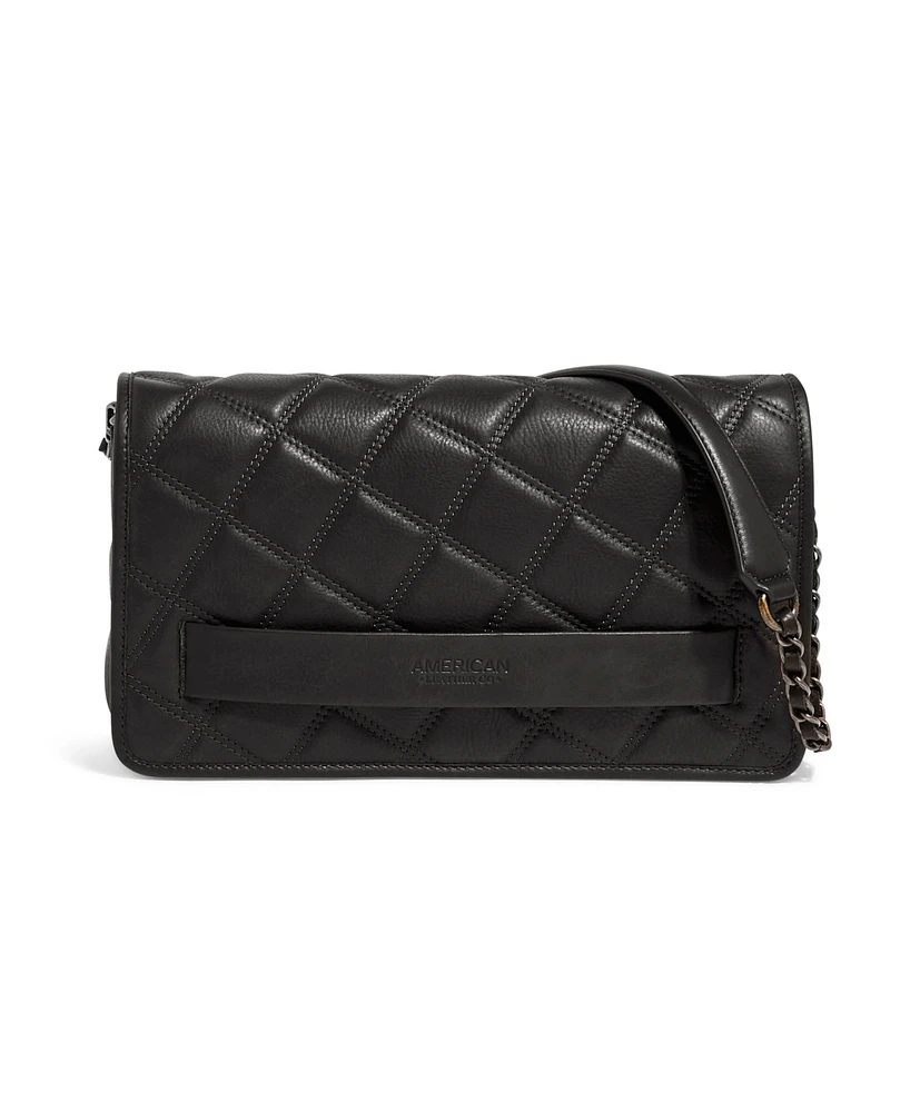 American Leather Co. Emerson Quilted Convertible Shoulder