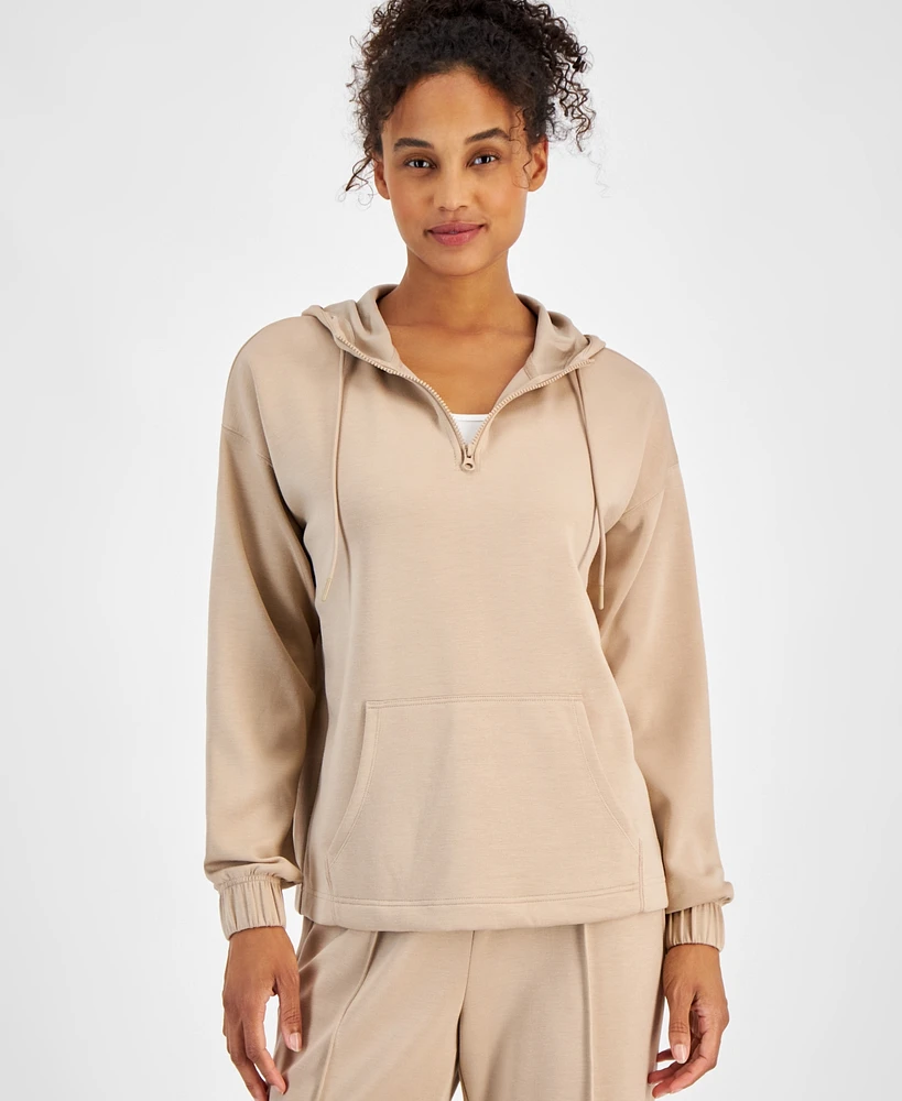 Id Ideology Women's 1/4-Zip Pullover Hoodie, Created for Macy's