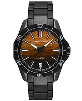 A|X Armani Exchange Men's Quartz Three-Hand Date Black Stainless Steel Watch 44mm