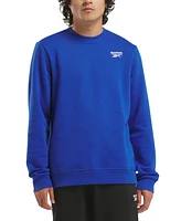 Reebok Men's Identity Vector Regular-Fit Logo-Print Fleece Sweatshirt