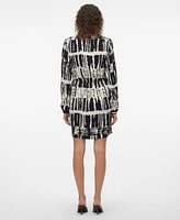 Vero Moda Women's Cindy Cleo Long-Sleeve Dress