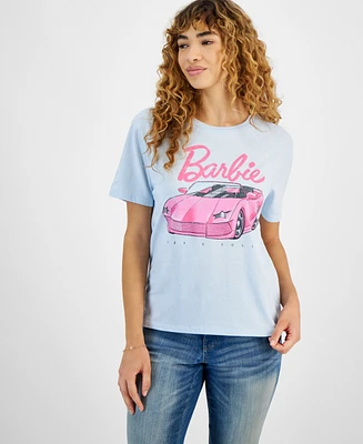 Love Tribe Juniors' Barbie Convertible Graphic-Print T-Shirt