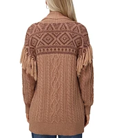 Frye Women's Southwestern Cable Knit Cardigan