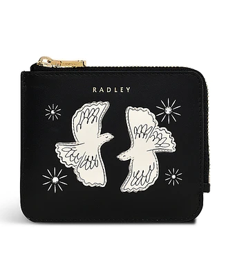 Radley London Two Turtle Doves Medium Zip Top Cardholder Wallet