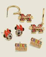 Disney | Macy's Minnie Mouse Cheer Squad 3 Pair Earring Set, Created for Macy's