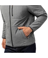 Free Country Men's Melange Stretch Full Zip Hoodie