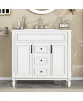 Slickblue Bathroom Vanity with Top Sink for Elegant and Practical Use