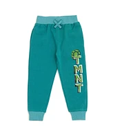 Teenage Mutant Ninja Turtles Boys Fleece Pullover Hoodie and Pants Outfit Set to (2T