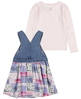 Levi's Toddler Tee and Patchwork Skirtalls, 2-Piece Set