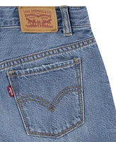 Levi's Big Girls Printed Insets High-Rise Baggy Jeans