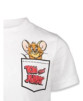 Warner Bros Boys Tom and Jerry 2 Pack T-Shirts