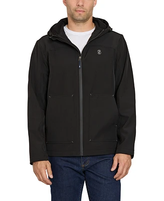 Izod Men's Hooded Softshell Jacket