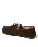 Dearfoams Men's Atlas Plaid Driving Moccasin House Shoe Slipper