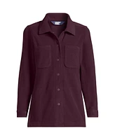 Lands' End Women's Petite Anyweather Fleece Shirt Jacket