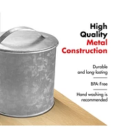 Amici Home Newport Galvanized Metal Canister