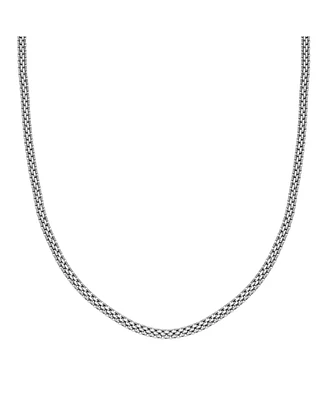 Skagen Men's Tov Mesh Silver Stainless Steel Chain Necklace